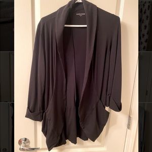 Black Eileen Fisher blazer jacket kimono